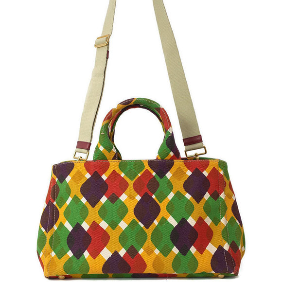 Prada Handbags - Prada Kanapa Tote Bag Multi Color